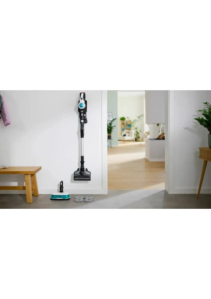 BCS71HYG1 2si 1 arada Süpürme ve Silme Unlimited 7 ProHygienic Aqua Beyaz