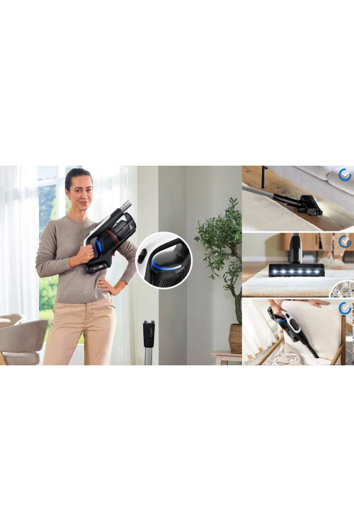 BCS931WBA Şarjlı Süpürge Unlimited 9 Beyaz