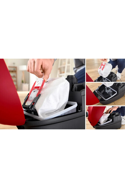 BGL41PET2H Serie 4 Toz torbalı Süpürge ProAnimal Kırmızı