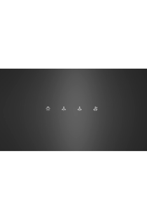 DWF67AK60T  Serie 6 Duvar Tipi Davlumbaz 60 cm Siyah Cam