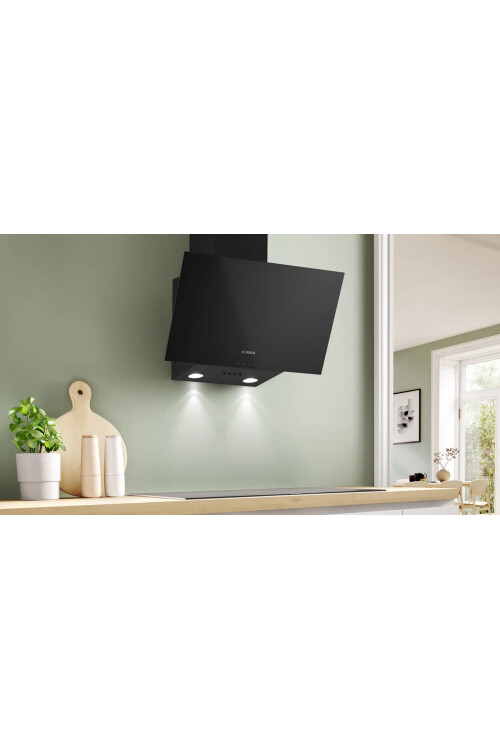 DWK63PJ60T Serie 2 Duvar Tipi Davlumbaz 60 cm Siyah Cam, Siyah