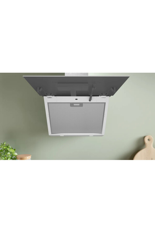 DWK66PJ20T  Serie 4 Duvar Tipi Davlumbaz 60 cm Beyaz Cam Yüzey, Beyaz