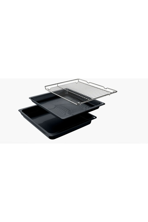 HUA717BV0 Serie 4 Buhar Destekli Ankastre Fırın 60 x 60 cm Beyaz