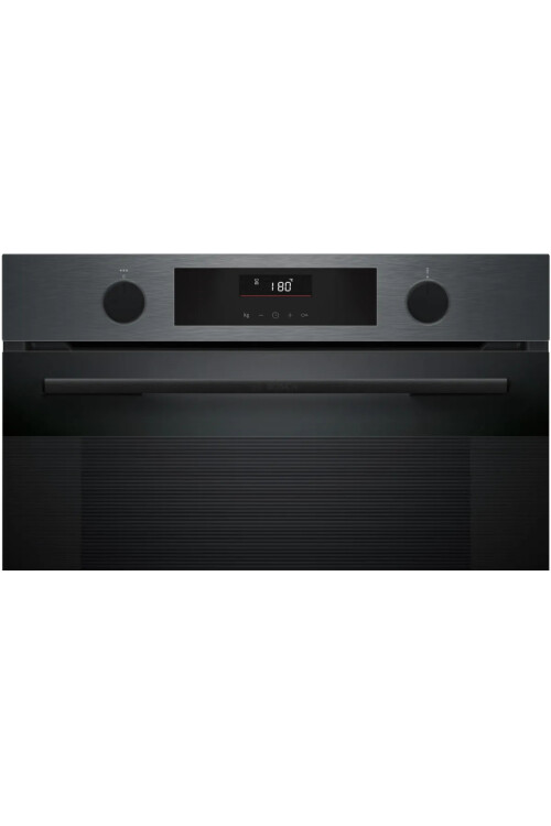 HUA736EG0T Serie 4 Buhar Destekli Ankastre Fırın 60 x 60 cm Black Inox