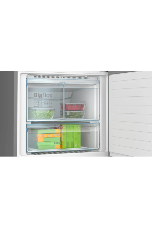 KGN76CXE0N Serie 6 Alttan Donduruculu Buzdolabı 186 x 75 cm Parmak izi bırakmayan siyah inoks, Total No Frost