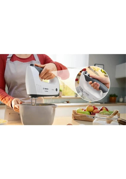 MFQ37400 El Mikseri ErgoMixx 750 W Beyaz, Gri