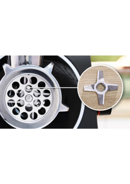 MFWS440B Serie 4 Gıda Kıyma Makinesi MultiPower Series 4 1900 W Siyah, Siyah