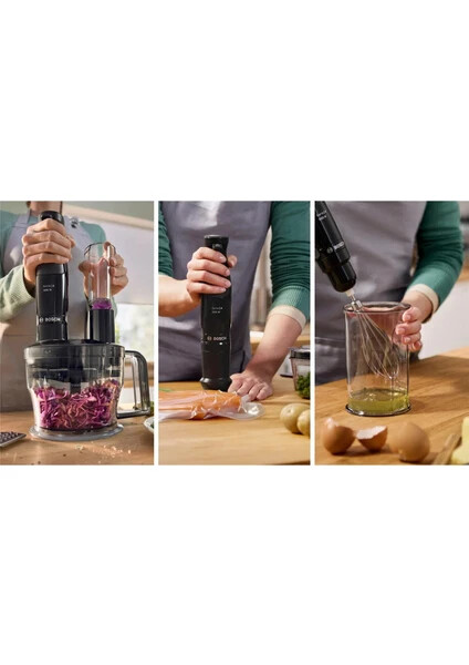 MSM4B610 Serie 4 El Blenderı ErgoMaster 1000 W Siyah, Antrasit