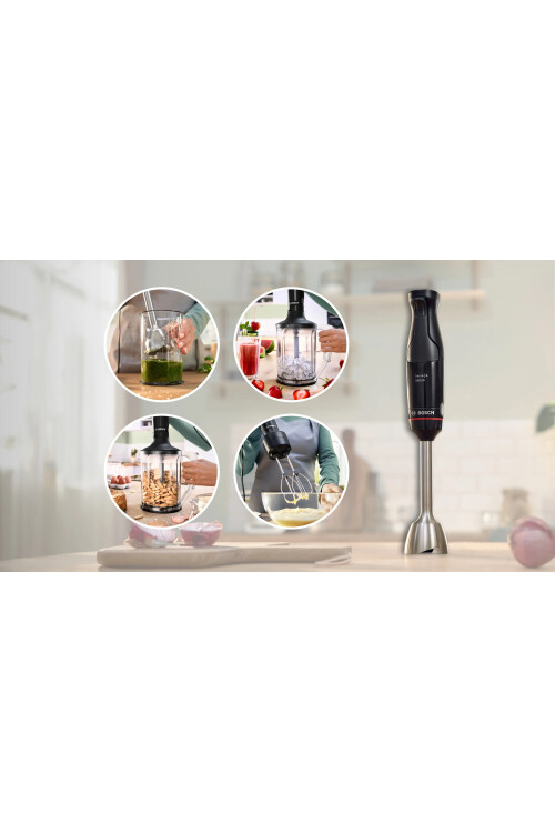 MSM4B654  Serie 4 El Blenderı ErgoMaster 1000 W Siyah, Antrasit