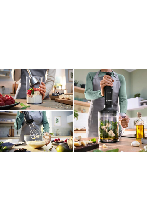 MSM4B654  Serie 4 El Blenderı ErgoMaster 1000 W Siyah, Antrasit