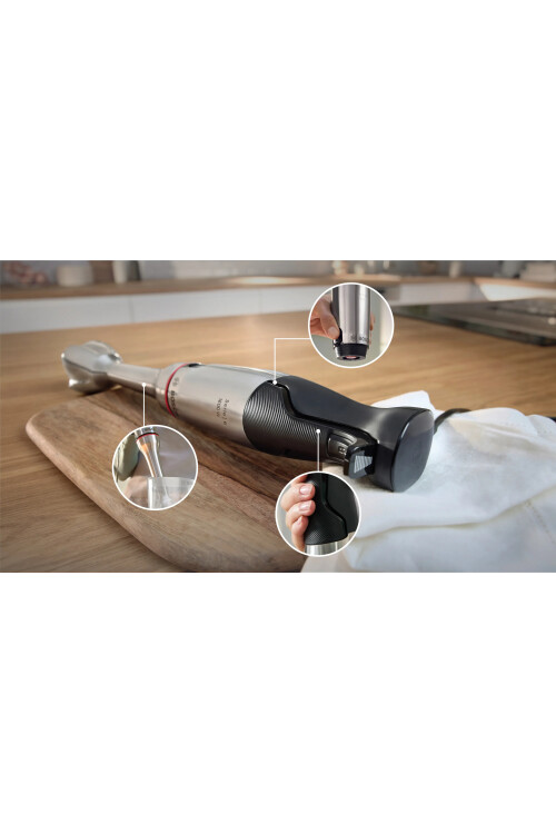 MSM6M974  Serie 6 El Blenderı ErgoMaster 1600 W Paslanmaz çelik