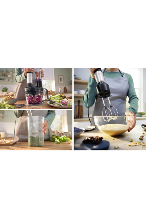 MSM6M974  Serie 6 El Blenderı ErgoMaster 1600 W Paslanmaz çelik