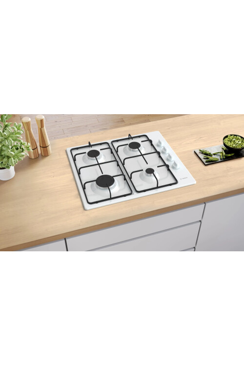 PBP6C2K80O  Serie 2 Gazlı Ocak 60 cm Emaye, Beyaz