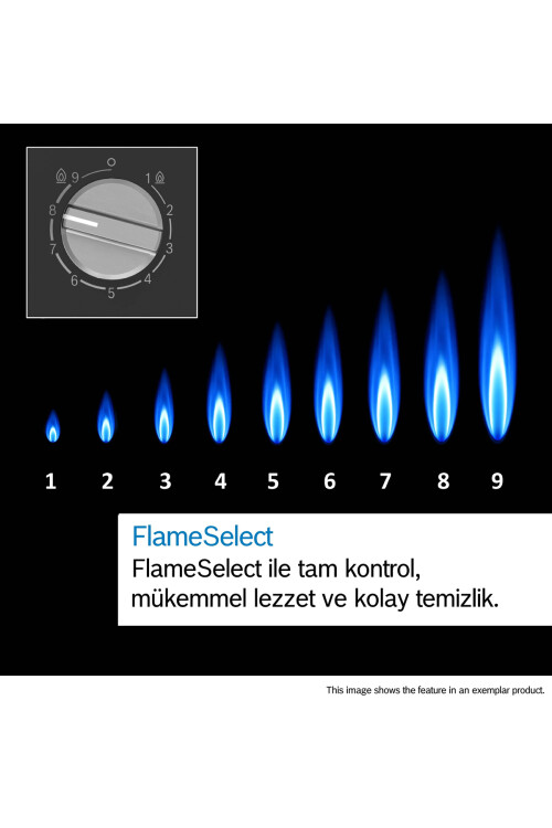 PCP6A5I90  Serie 6 Gazlı Ocak 60 cm Paslanmaz çelik