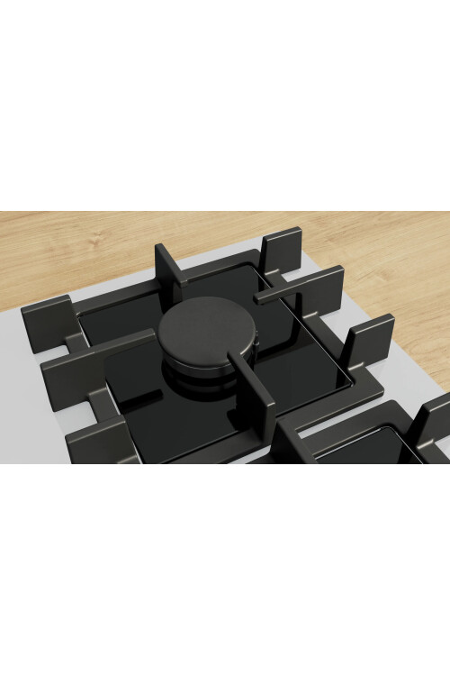 PNN6B2P40O  Serie 4 Gazlı Ocak 60 cm Sert cam, Beyaz