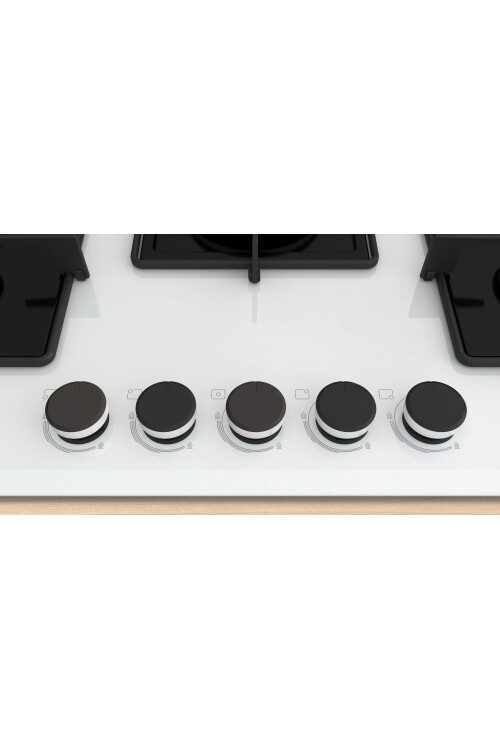 PNQ7B2P30O Serie 4 Gazlı Ocak 75 cm Sert cam, Beyaz