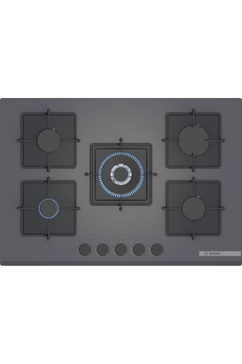 PNQ7B9P30O  Serie 4 Gazlı Ocak 75 cm Sert cam, Antrasit gri
