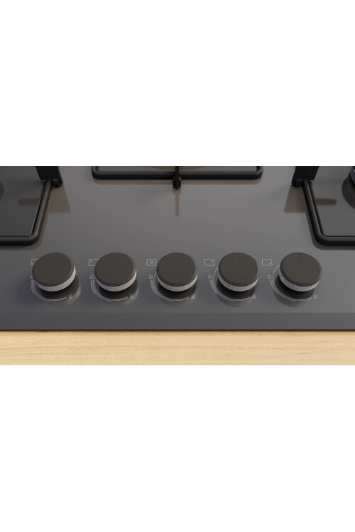 PNQ7B9P30O  Serie 4 Gazlı Ocak 75 cm Sert cam, Antrasit gri