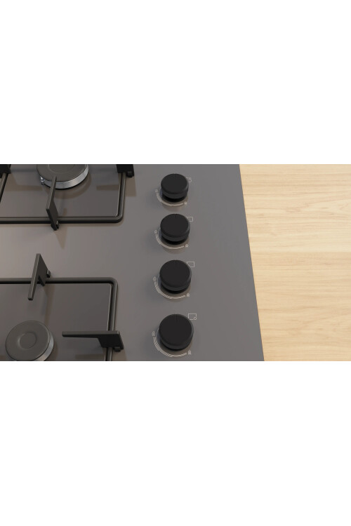 POH7C9P31O  Serie 4 Gazlı Ocak 67 cm Sert cam, Antrasit gri