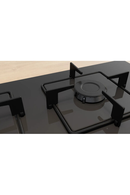 POP6C6P30O Serie 4 Gazlı Ocak 60 cm Sert cam, Siyah