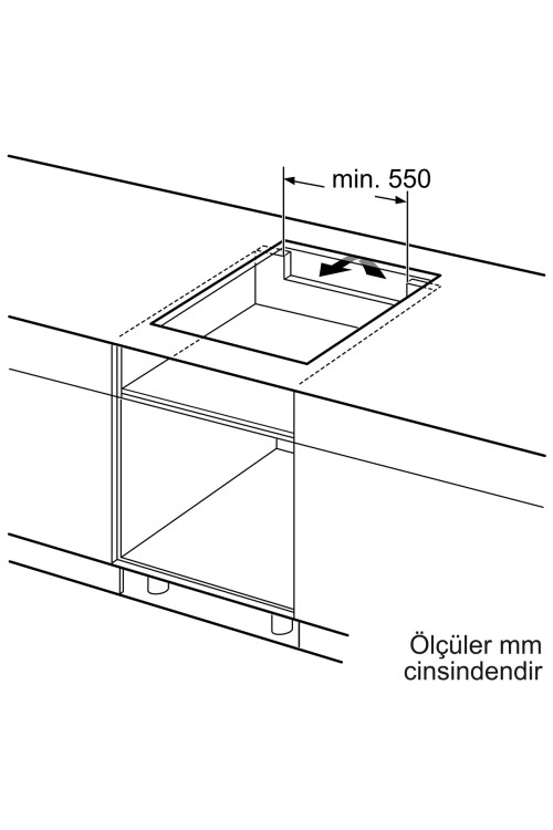 PUE611BB5E  Serie 4 İndüksiyonlu Ocak 60 cm Çerçevesiz Yüzey
