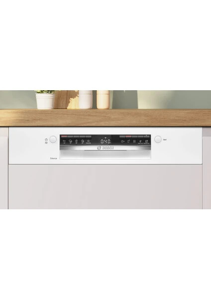 SMI4IKW50T Serie 4 Yarı Ankastre Bulaşık Makinesi 60 cm Beyaz