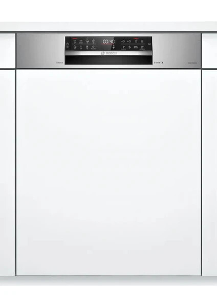 SMI6EKS81T Serie 6 Yarı Ankastre Bulaşık Makinesi 60 cm Paslanmaz çelik