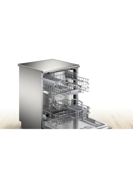 SMS26DI00T Serie 2 Solo Bulaşık Makinesi 60 cm Paslanmaz çelik parmak izi tutmaz