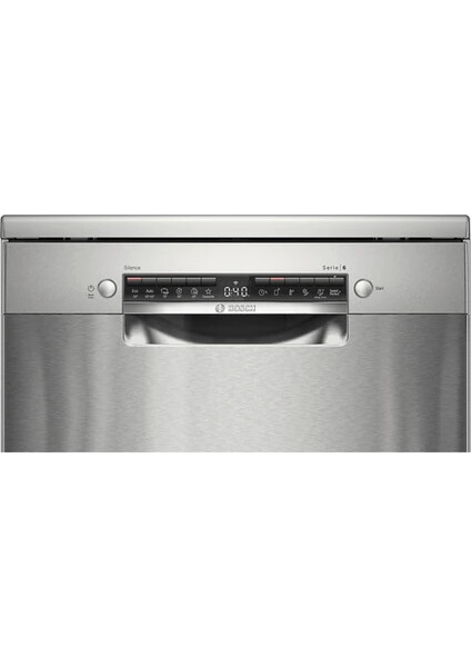 SMS4EKI62T Serie 6 Solo Bulaşık Makinesi 60 cm Paslanmaz çelik parmak izi tutmaz