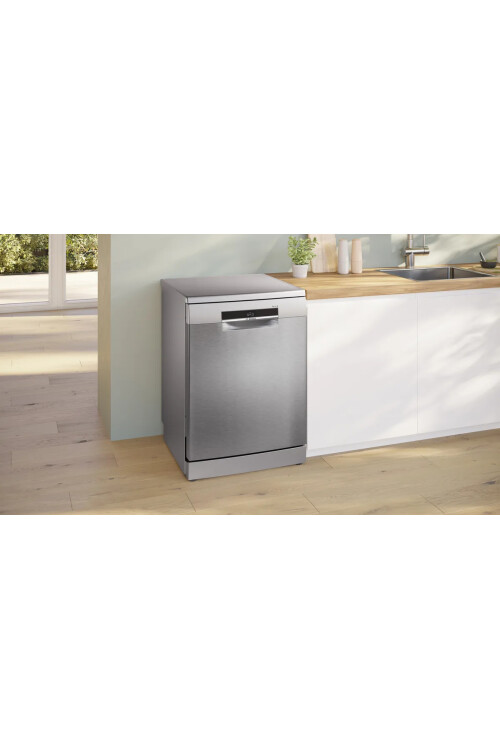 SMS6EKI63T Serie 6 Solo Bulaşık Makinesi 60 cm Paslanmaz çelik parmak izi tutmaz