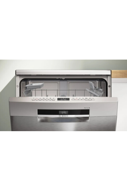 SMS6EKI63T Serie 6 Solo Bulaşık Makinesi 60 cm Paslanmaz çelik parmak izi tutmaz
