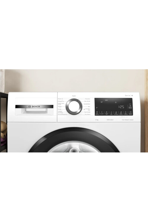WGA242Z0TR Serie 4 Çamaşır Makinesi 9 kg 1200 dev./dak., Beyaz