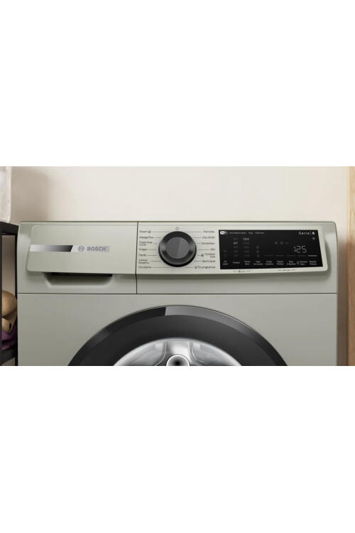 WGK242ZXTR  Serie 6 Çamaşır Makinesi 9 kg 1200 dev./dak., Gümüş