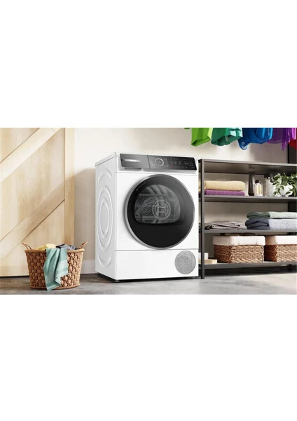 WQB245A0TR Serie 8 Isı Pompalı Kurutma Makinesi 9 kg