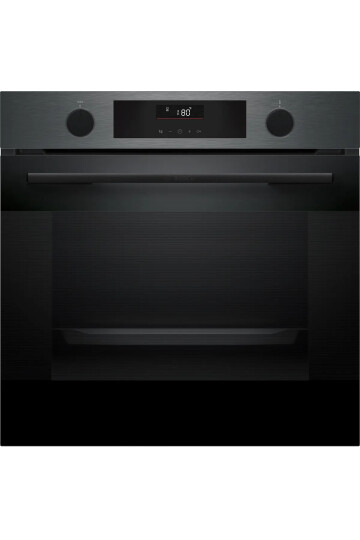 HUA736EG0T Serie 4 Buhar Destekli Ankastre Fırın 60 x 60 cm Black Inox