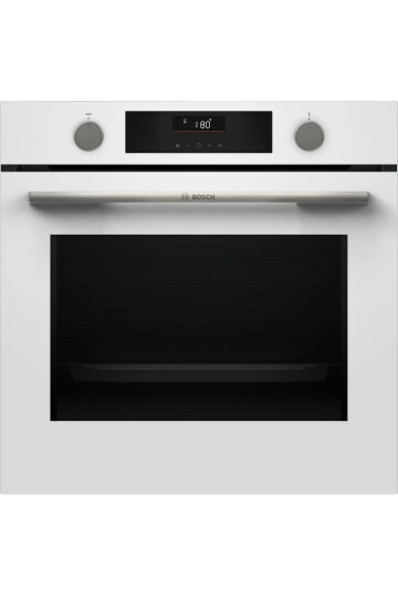 HUA736EV0T Serie 4 Buhar Destekli Ankastre Fırın 60 x 60 cm Beyaz