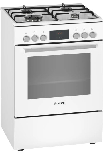 HXR390H21T Serie 6 Gazlı/Elektrikli Solo Fırın Beyaz