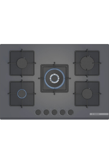 PNQ7B9P30O  Serie 4 Gazlı Ocak 75 cm Sert cam, Antrasit gri