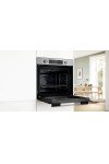 HUA717BR0T Serie 4 Buhar Destekli Ankastre Fırın 60 x 60 cm Inox