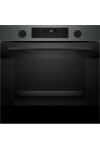 HUA736EG0T Serie 4 Buhar Destekli Ankastre Fırın 60 x 60 cm Black Inox
