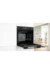 HUA736EG0T Serie 4 Buhar Destekli Ankastre Fırın 60 x 60 cm Black Inox