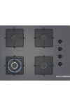 POH7C9P31O  Serie 4 Gazlı Ocak 67 cm Sert cam, Antrasit gri