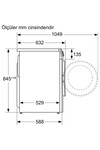 WGA141X1TR Serie 4 Çamaşır Makinesi 9 kg 1000 dev./dak.